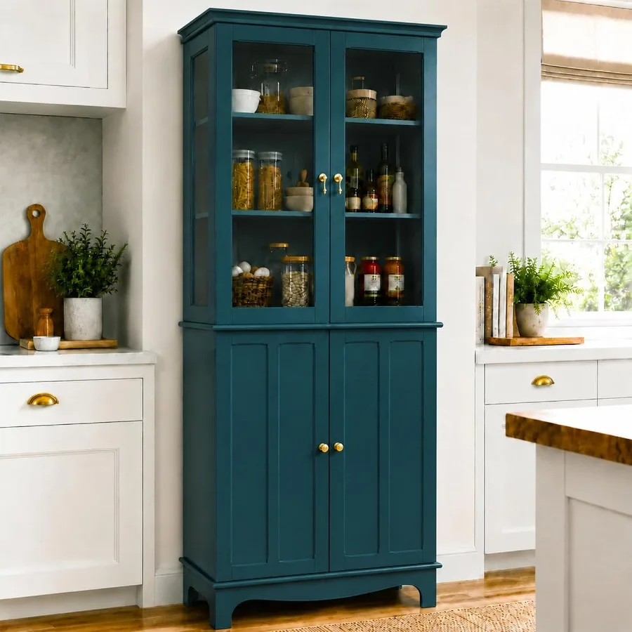 ตู้เก็บของสไตล์จีน 72 นิ้ว สำห - Kitchen บทวิจารณ์และราคา