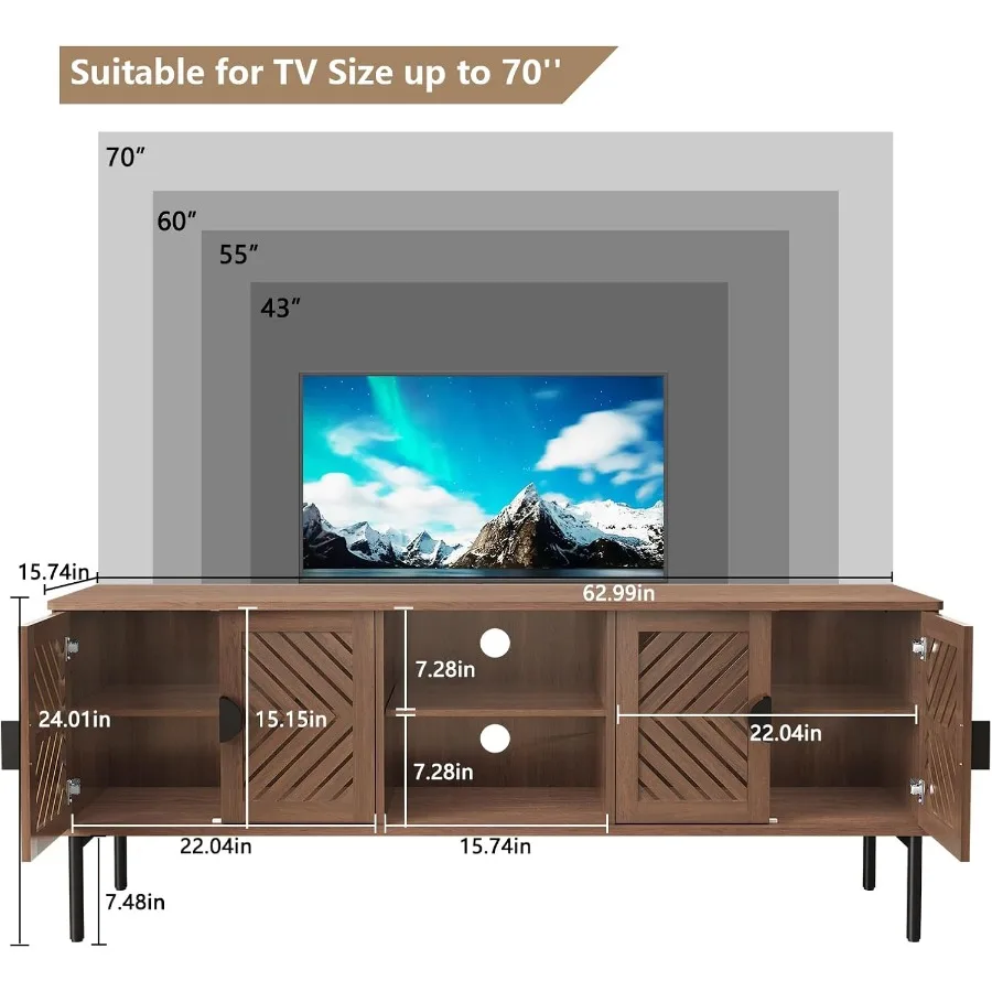 ชั้นวางทีวีขนาด 63 นิ้ว สำหรับ - Storage & Organization บทวิจารณ์และราคา