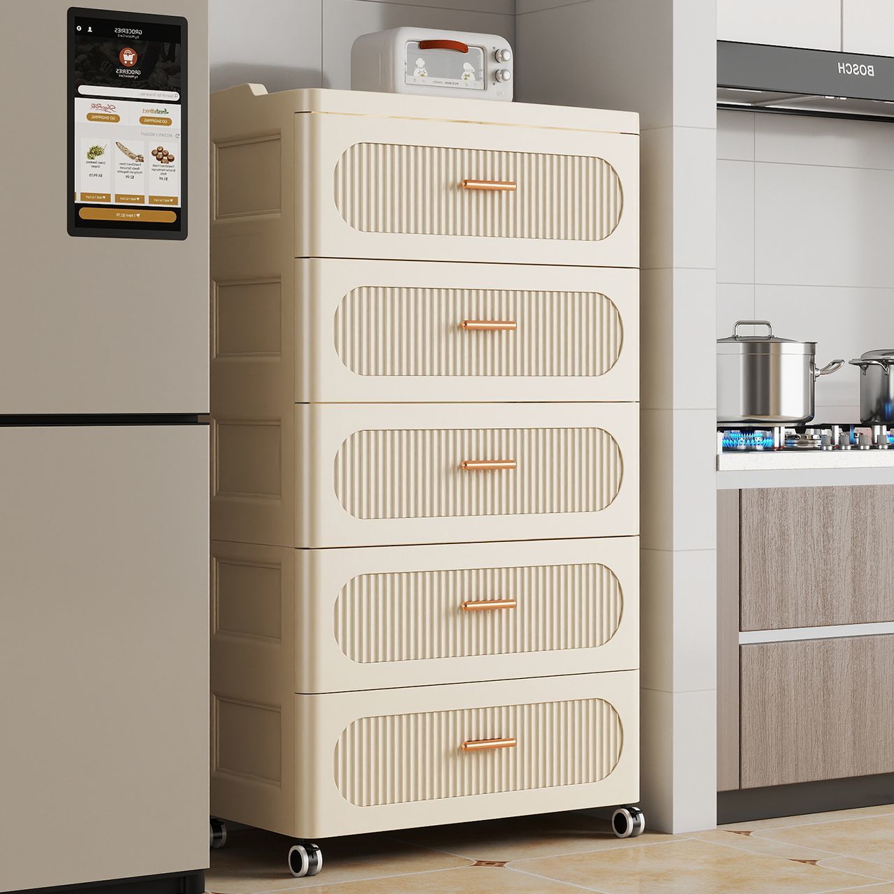 ตู้เก็บของแบบหลายชั้นสำหรับใช้ - Kitchen บทวิจารณ์และราคา