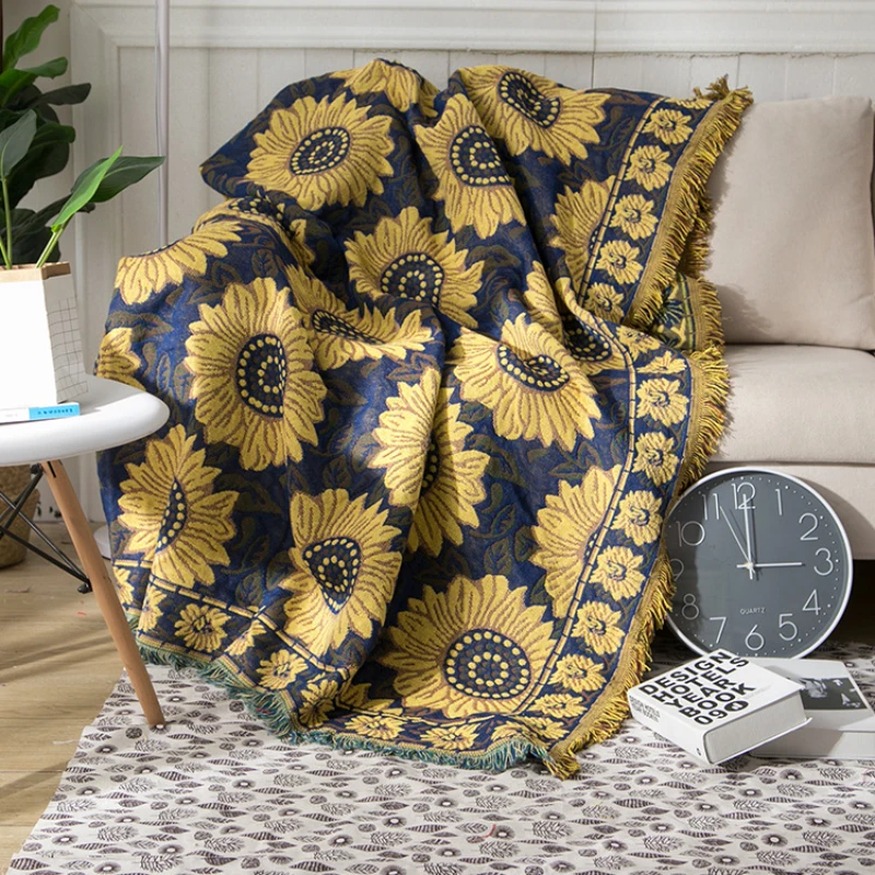 ผ้าปูในเมืองผ้าคอตตอนลายดอกทาน - Boho Throw Blanket Fringe บทวิจารณ์และราคา