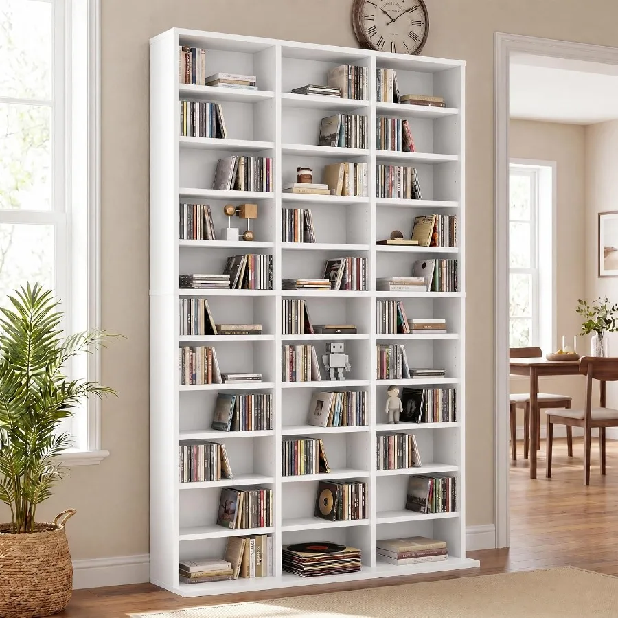 ตู้เก็บสื่อและหนังสือทรงสูงสำห - Storage & Organization บทวิจารณ์และราคา