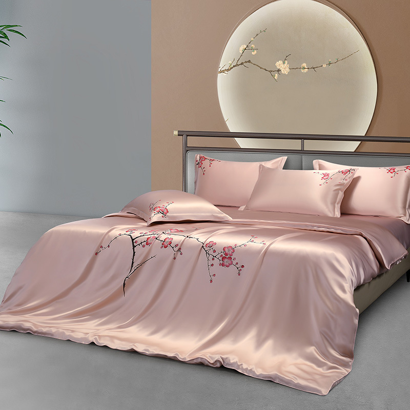 25 มม.หม่อนผ้าไหมดอกไม้ชุดเครื - Aesthetic Floral Duvet Cover บทวิจารณ์และราคา