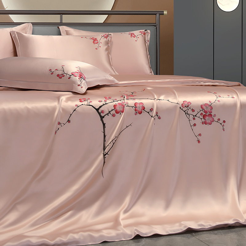25 มม.หม่อนผ้าไหมดอกไม้ชุดเครื - Aesthetic Floral Duvet Cover บทวิจารณ์และราคา