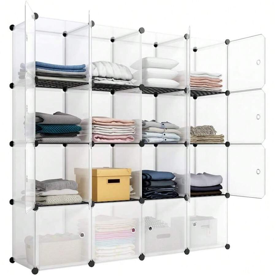 ชั้นวางของแบบลูกบาศก์ 16 ช่อง  - Storage & Organization บทวิจารณ์และราคา