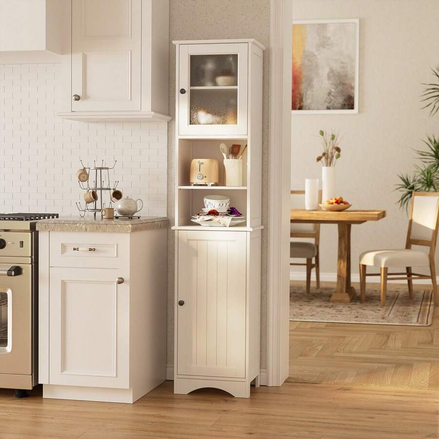 ตู้เก็บของในห้องน้ำแบบมีบานประ - Storage & Organization บทวิจารณ์และราคา
