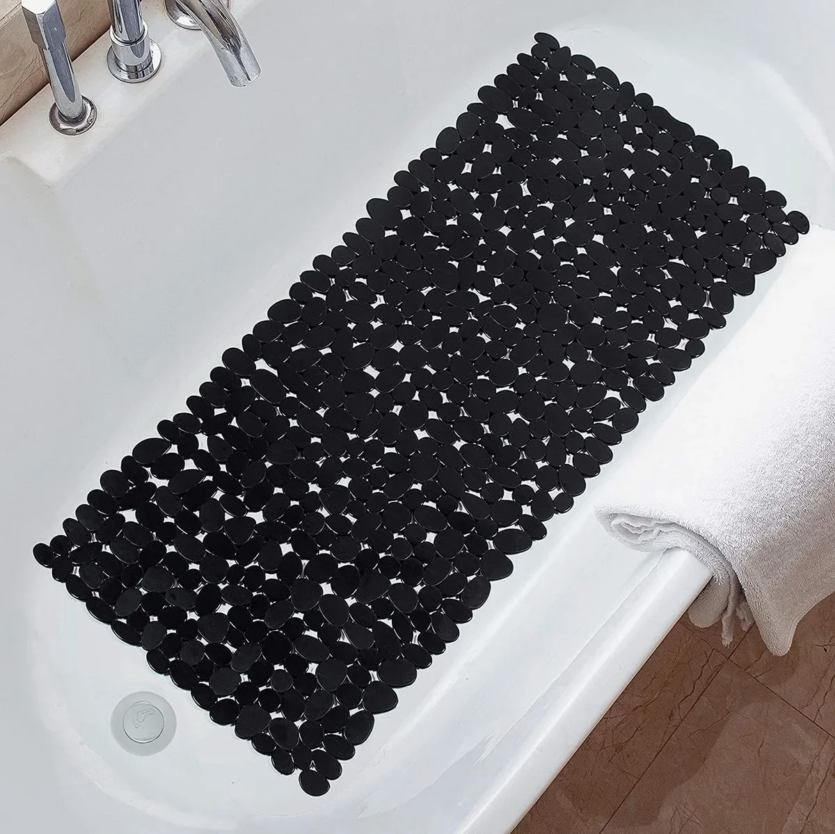 แผ่นรองอาบน้ำลายหินกรวดกันลื่น - Quick Dry Diatomite Bath Mat บทวิจารณ์และราคา